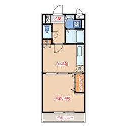 西鉄平尾駅 徒歩6分 5階の物件間取画像